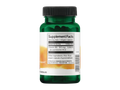Green supplement bottle with label on a white background