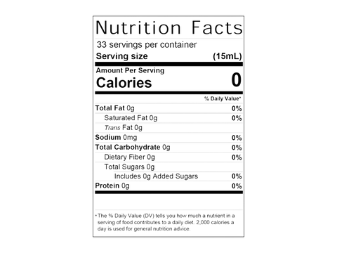 Swedish Nutra Encapsulated Probiotics 500ml active ingredients and nutrients information panel