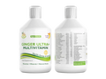 Two bottles of Ginger Ultra+ Multivitamin on a white background