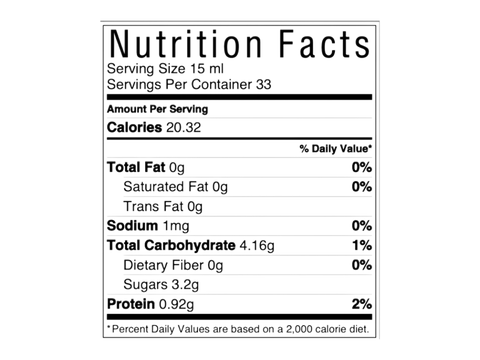 Swedish Nutra Hair, Skin & Nails Natural Orange Flavour 500ml supplement benefits information panel