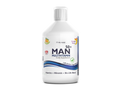 Multivitamin bottle for men over 50 on a white background