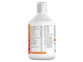 Swedish Nutra Mega Sport Natural Orange Flavour 500ml ingredients and active nutrients information panel