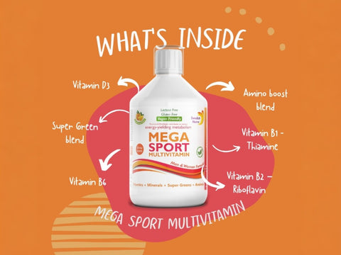 Swedish Nutra Mega Sport – 500ml (Natural Orange Flavour)