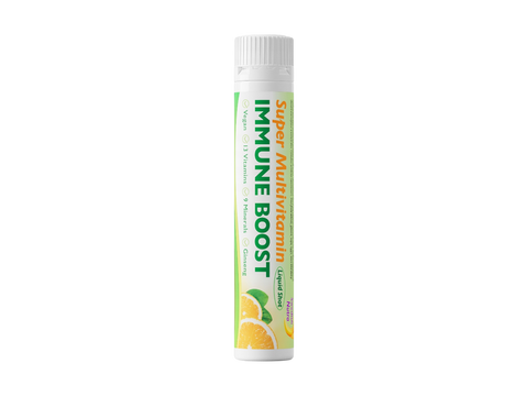 Swedish Nutra Super Multivitamin Immune Boost 750ml liquid supplement shot of 25ml