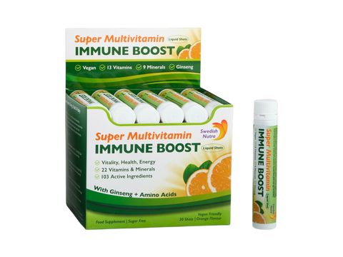 Swedish Nutra Super Multivitamin Immune Boost – 750ml (30 Shots of 25ml)