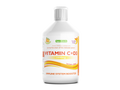 Bottle of Vitamin C+D3 supplement on a white background