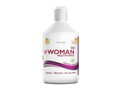 Multivitamin bottle for women over 50 on a white background