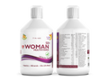 Two bottles of Woman Multivitamin 50+ on a white background