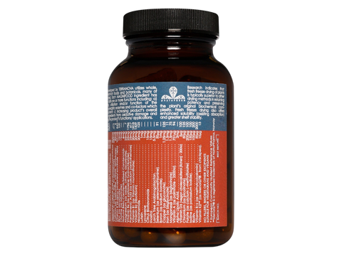 Terranova Living Multinutrient Complex 100 veggie capsules supplement facts panel