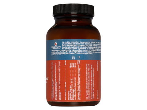 Terranova Zinc 15mg Complex 100 vegetarian capsules supplement facts panel