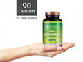 The Good Guru Digestive and Antioxidant Support Complex bottle, 90 capsules, on white background.