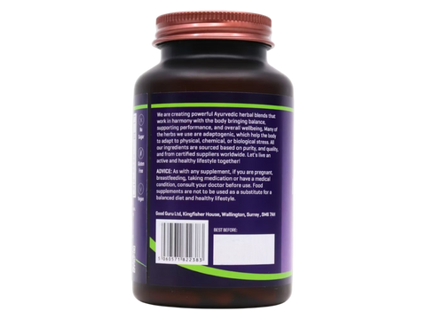 The Good Guru Magnesium Glycinate Complex bottle, 90 capsules barcode