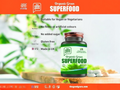 The Good Guru Organic Green Superfood - Blend of 18 Plants, 90 Capsules