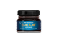 The Good Guru Purified Shilajit Resin in a 20g glass jar on a white background.