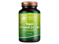 The Good Guru Vegan Vitamin D3 and K2 MK-7 supplement bottle, 90 capsules, on white background.