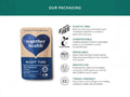 Together Health Night Time Relaxation Blend Magnesium and 5-HTP 60 Capsules plastic free compostable packaging information panel