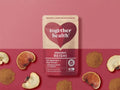 Together Health Organic Reishi Mushroom Supplement 800mg 60 Capsules product pouch with reishi mushrooms and powder display