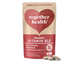 Together Health Organic Vitamin B12 from Mushrooms 20 mcg 30 Capsules pouch front label packaging with capsules