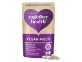 Together Health Vegan Multivitamin with B12 Iron D3 K2 60 Capsules pouch front label packaging with capsules