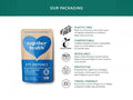 Together Health Vision Support Complex Lutein Zeaxanthin and Astaxanthin 30 Capsules plastic free compostable packaging information panel