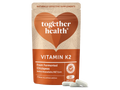Together Health Vitamin K2 MK-7 Fermented Chickpeas 30 Capsules pouch front label packaging with capsules