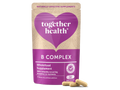 Together Health Whole Food B Complex 8 B Vitamins plus Vitamin C 30 Capsules pouch front label packaging with capsules