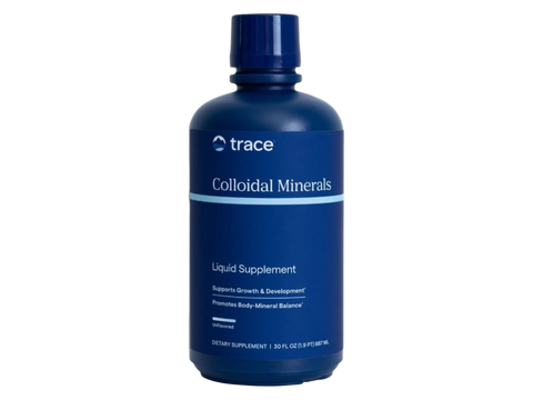 Trace Minerals Colloidal Minerals Unflavoured - 887ml front view bottle packaging