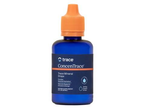 Trace Minerals ConcenTrace® Trace Mineral Drops front view bottle 59ml packaging