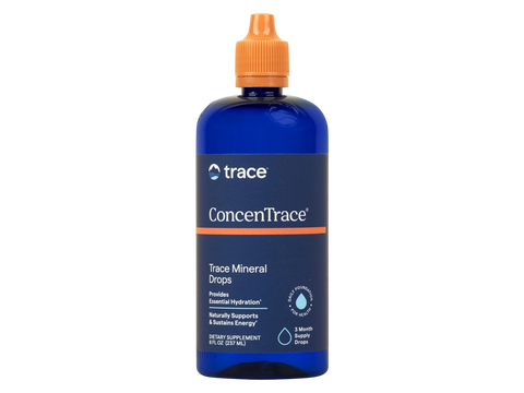 Trace Minerals ConcenTrace® Trace Mineral Drops front view bottle 237ml packaging