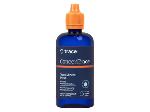 Trace Minerals ConcenTrace® Trace Mineral Drops front view bottle 118ml packaging