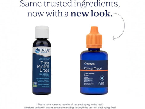 Trace Minerals ConcenTrace® Trace Mineral Drops packaging may vary new look