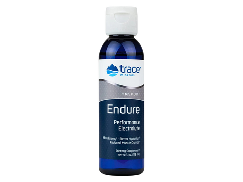 Trace Minerals Endure Electrolyte Hydration Drops – 118ml front view bottle packaging