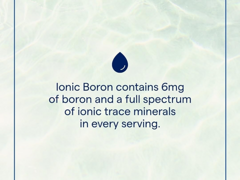 Trace Minerals Ionic Boron – Liquid Mineral Supplement 59 ml (2 fl oz) trace mineral support benefits graphic