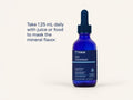 Trace Minerals Ionic Chromium Liquid Mineral Supplement – 59 ml (2 fl oz) how to use directions label