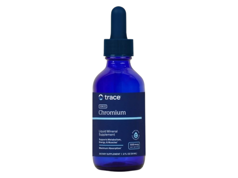 Trace Minerals Ionic Chromium Liquid Mineral Supplement – 59 ml (2 fl oz) front view bottle packaging