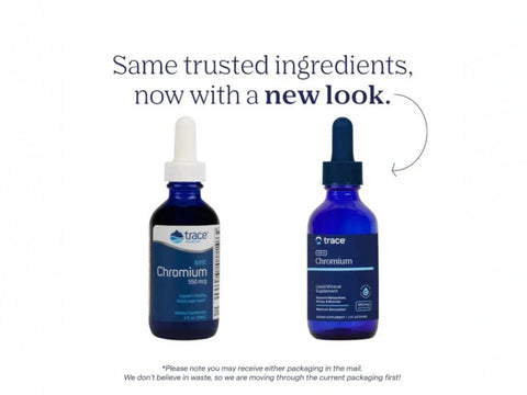 Trace Minerals Ionic Chromium Liquid Mineral Supplement – 59 ml (2 fl oz) packaging may vary new look