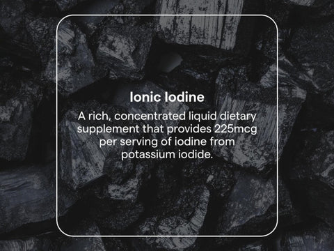 Trace Minerals Ionic Iodine Liquid Mineral Supplement – 59 ml (2 fl oz) thyroid and trace mineral support benefits graphic
