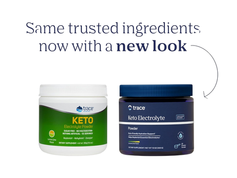 Trace Minerals Keto Electrolyte Powder Lemon Lime – 330 g (11.6 oz) packaging may vary new look