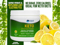 Trace Minerals Keto Electrolyte Powder Lemon Lime – 330 g (11.6 oz) hydration and electrolyte balance benefits graphic