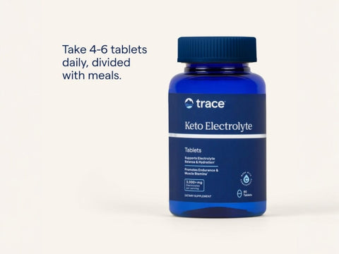 Trace Minerals Keto Electrolyte Tablets – 90 Tablets how to use directions label