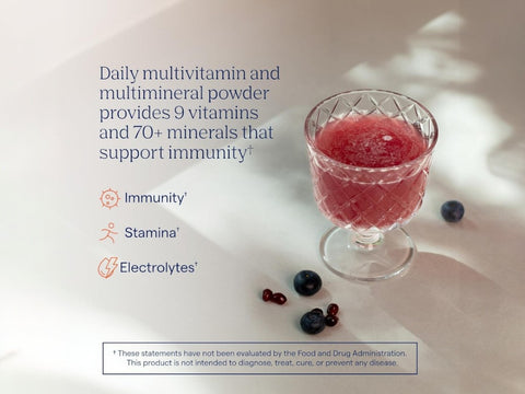 Trace Minerals Power Pak Pomegranate & Blueberry - 30 Count key benefits hydration energy and electrolyte balance