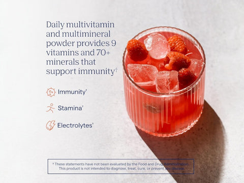 Trace Minerals Power Pak Raspberry - 30 Count product information graphic