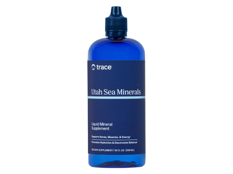 Trace Minerals Utah Sea Minerals - 296ml front view bottle packaging