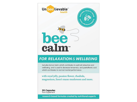 Unbeelievable Health Bee Calm Relaxation Support - 20 Capsules