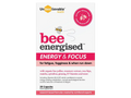 Unbeelievable Health Bee Energised supplement bottle, 20 capsules, on white background.