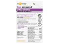 Ingredients and supplement facts for Bee Prepared wellness capsules.