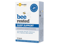 Unbeelievable Health Bee Rested nighttime relaxation supplement bottle, 20 capsules.