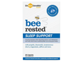 Unbeelievable Health Bee Rested nighttime relaxation supplement bottle, 20 capsules.