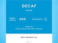 Union Decaf Blend Ground Coffee for Cafetiere - 200g