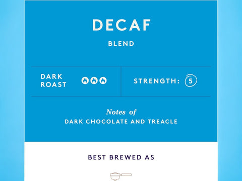 Union Decaf Blend Ground Coffee for Cafetiere - 200g
